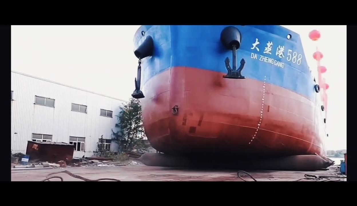 船舶氣囊工藝顯威力，大蒸港兩船同日順利吉水